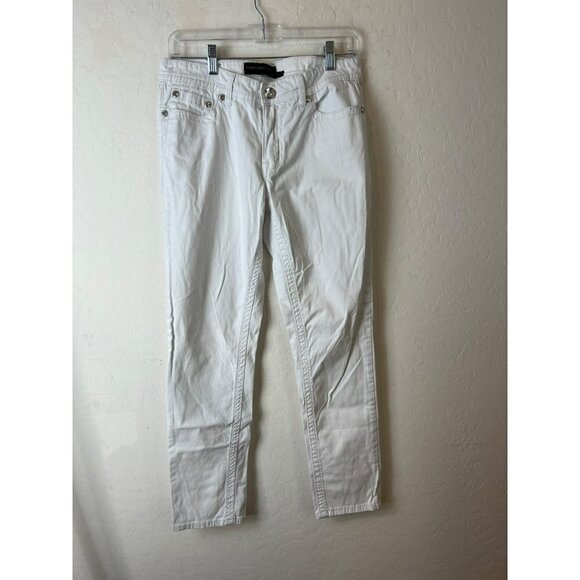 Twentyone Black by Rue21 White Jeans Blinged Sz 11/12 - Picture 1 of 8